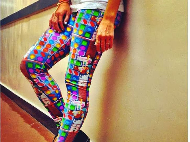 pantalones estampados candy crush